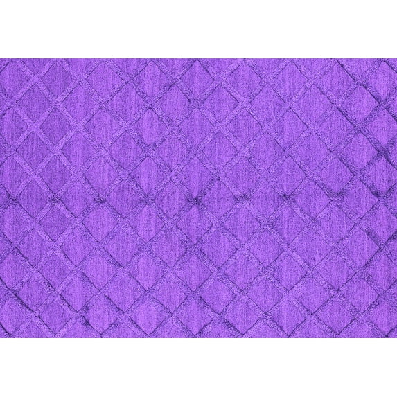 Ahgly Company Indoor Rectangle Oriental Purple Industrial Area Rugs, 7' x 10'