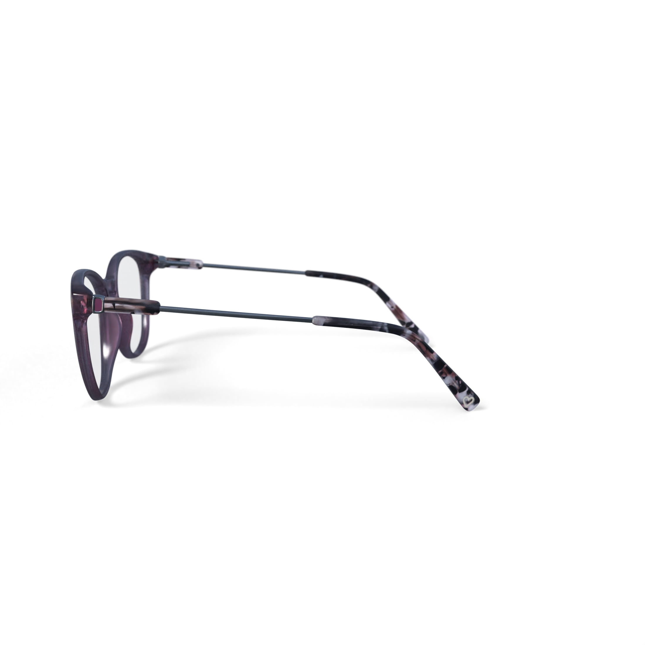 Hard Candy Women's Pretty in Pink Round Prescription Eyeglasses with Case, Pink