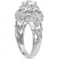 thumbnail image 2 of Silvago Jewel Glamorous 1.8 Ct Vintage Round Cut Lab-Created Diamond Ring - 14K White Gold Plated - Perfect Bridal Engagement Rings - Ideal for Proposals, Birthdays, and Gifting on Special Days, 2 of 3