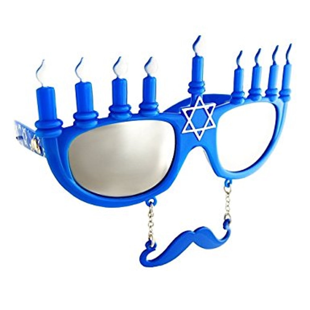 Photo 1 of costume sunglasses menorah sun-staches party favors uv400