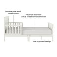 thumbnail image 4 of Child Craft Forever Eclectic Woodland Toddler Bed with Rails, Brushed Cotton, 4 of 8