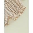 thumbnail image 7 of Nygoyerh Toddler Girls Bloomers Shorts Elastic Waist Ruffled Detail Plaid Print Short Pants Infant Clothing for Summer 6M 9M 12M 18M 2T 3T 4T 5T, 7 of 7