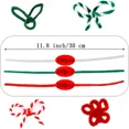 thumbnail image 2 of 300pcs Pipe Cleaners, Christmas Craft Pipe Cleaners, Pipe Cleaners Chenille Stems, Pipe Cleaners Bulk, Art Pipe Cleaners For Creative Christmas Decoration Supplies (Red+Green+White), 2 of 10