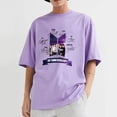 thumbnail image 2 of KPOP BTS 10th Anniversary Camiseta De Algodón Para Hombres Y Mujeres Talla Grande Arte Firma Impresión Suelta Pareja Manga Corta Harajuku Verano Moda Casual Estudiante Camisa Tee, 2 of 3