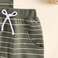 thumbnail image 2 of HCNTES Baby Boy Tank Top Outfit Toddler Baby Boy Clothing Set 12 18 24 Month 2T 3T Summer Clothing Stripe Knit Sleeveless Vests Shirts Shorts Set, 2 of 6