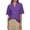 Purple, variant on Womens Work Shirts Tops Solid Color Casual Spring Summer Regular Fit Plain Tees Blouses Brick Red L