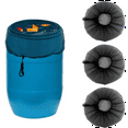 thumbnail image 2 of Mesh Cover for Rain Barrel with Drawstring,Rain Collection Barrels Netting Screen to Keep Leaves and Debris Out, 2 of 6