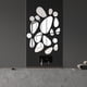 thumbnail image 4 of Pegatinas de espejo, Mini efecto reflectante en forma de adoquín, decoración de apartamento autoadhesiva para decoración del hogar, dos juegos Inevent HA011901-00, 4 of 7