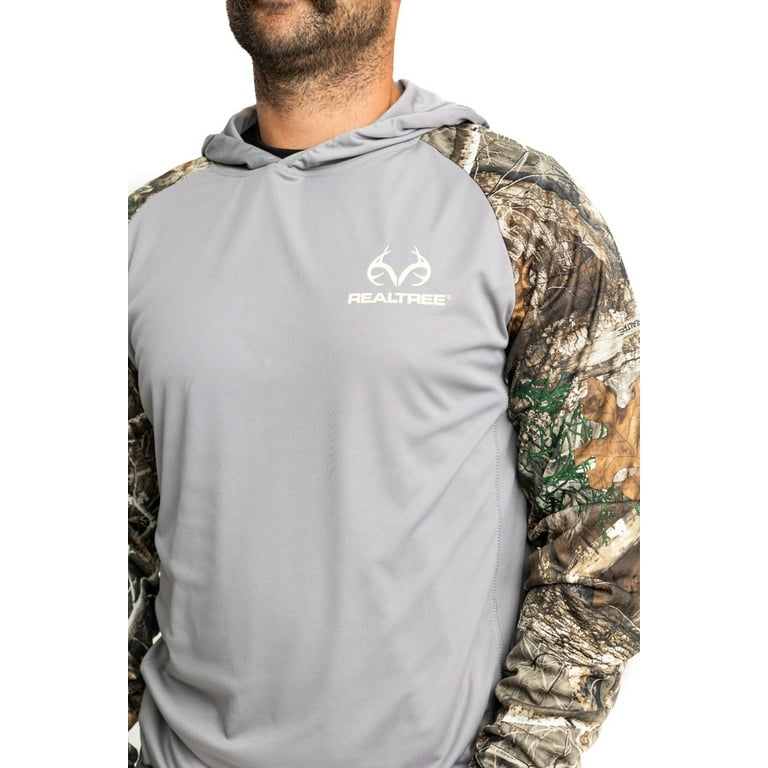 Guy Harvey Men's Bass Bending Realtree Long Sleeve Performance T-Shirt