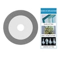 thumbnail image 2 of Disco de corte de diamante de 100 mm DIY para herramientas rotativas de amoladora angular (plata), 2 of 7