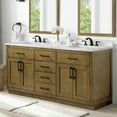 thumbnail image 4 of Ove Decors Athea 72 W x 22" D Freestanding Bathroom Vanity with Double Sink, Almond Latte, 4 of 16