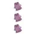 thumbnail image 4 of Camisa de moda mujer Sonducket Blusa vintage fibra púrpura 5XL, 4 of 6