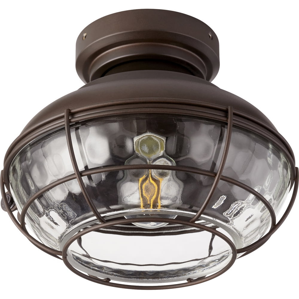 Quorum 197486 One Light Fan Light Kit Windmill Oiled Bronze