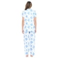 thumbnail image 4 of Casual Nights Women's Short Sleeve Floral Pajama Set, 4 of 5