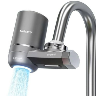 Water Filter for Faucet, Faucet Mount Water Filtration System for Home Kitchen