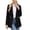 Black coats fou women #3, variant on Women Hooded Ribbed Pullover Tops, Raglan Long Hollow Lace Crochet Sleeves Drawstring Casual Sweatshirt For Daily Casual Wear Coffee,L