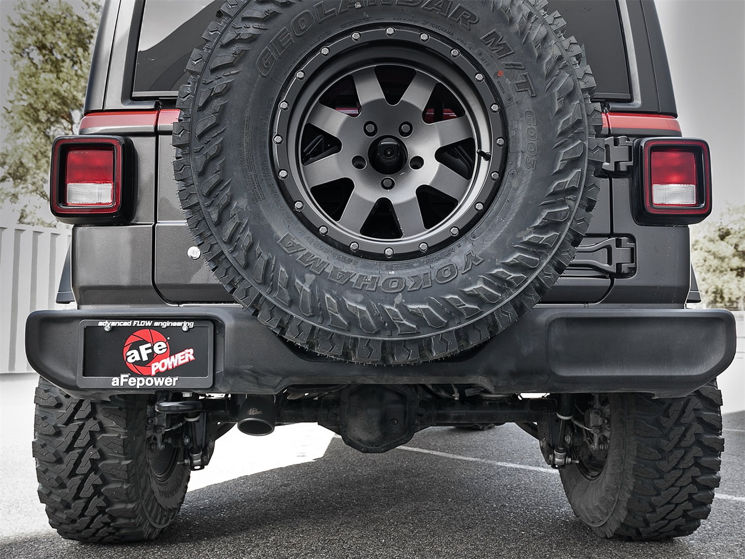 aFe MACH Force-Xp 2.5in 409 SS Catback High-Tuck Exhaust w/Black Tips 18+ Jeep Wrangler (JL) V6 3.6L