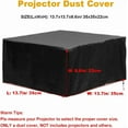 thumbnail image 2 of Projector Dust Cover Waterproof Outdoor Movie Video Covers for Ceiling Mounted Universal Projectors, 2 of 4