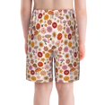 thumbnail image 3 of Cauagu Fall 70s Groovy Hippie Print Swim Trunks for Men,Youth Boys Swim Shorts Compression Liner Beach Shorts Boys' Swimming Shorts 7-20 Years Bathing Suit-Small, 3 of 7