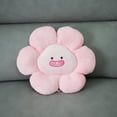thumbnail image 2 of Flower Throw Seating Cushion Multipurpose Padded Soft Cute Flower Nap Throw Pillow for Home Office Light Pink, 2 of 3