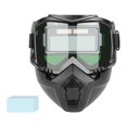 thumbnail image 4 of figatia Welding Helmet Anti Splash Dimming Detachable Soldering Protector Face Cover CLEAR LENS with 10 Lens, 4 of 9