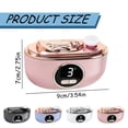 thumbnail image 3 of Automatic Nail Clipper with Large Display Screen - 3 Adjustable Speed Settings, 2 Interchangeable Grinding Heads, USB-C Rechargeable, Precise Grooming, Portable, Thick Nails, Family Nail Care, 3 of 9