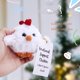 thumbnail image 5 of Figura de Pollo de Ganchillo, Muñeca de Animal Positiva de Ganchillo, Juguete de Punto Suave, Regalo de Aliento, 5 of 5