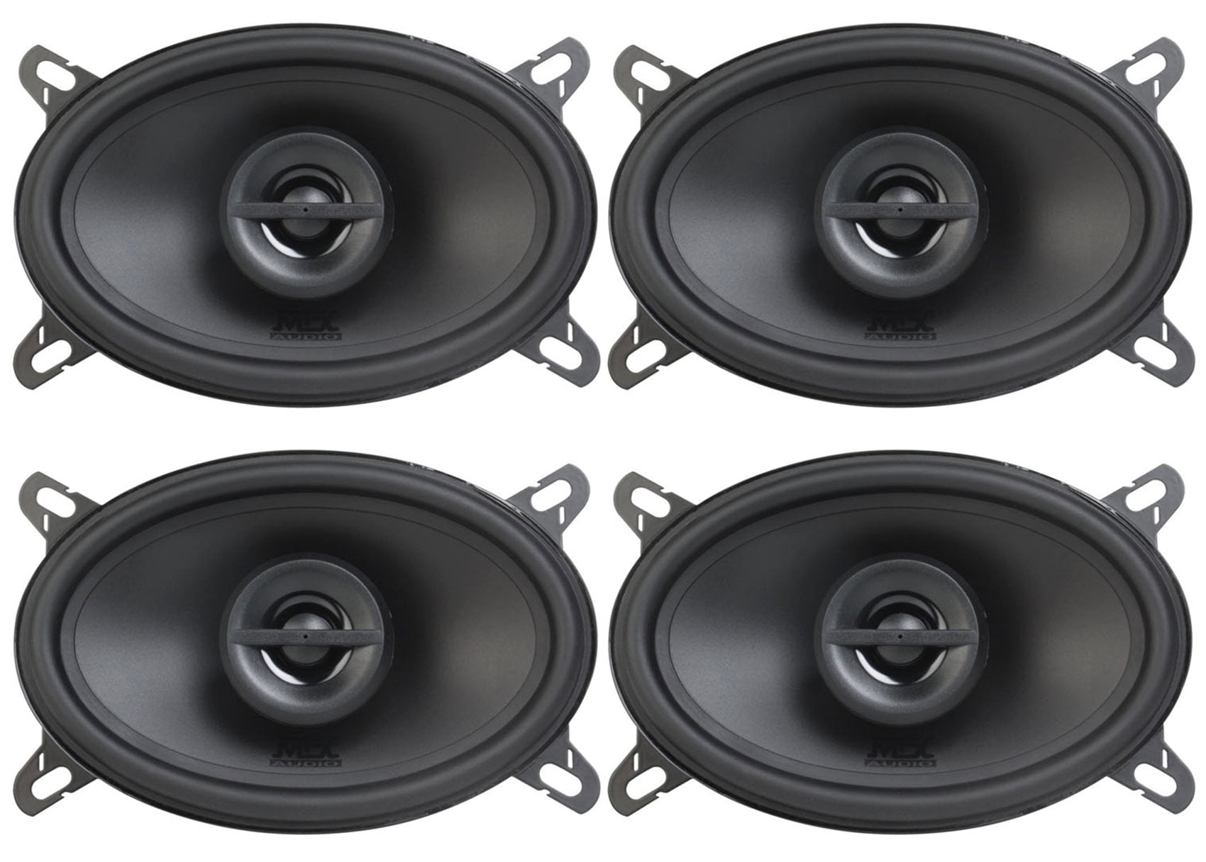 (4) MTX TERMINATOR462 4x6" 160 Watt RMS Car Audio Coaxial Speakers