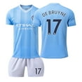 thumbnail image 1 of 2024 New De Bruyne Soccer Jersey - Camiseta deportiva de moda azul para hombres/niños 16, 1 of 5