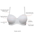 thumbnail image 5 of Parfait Elise Full Bust Strapless Bra, Pearl White, 42D, 5 of 6
