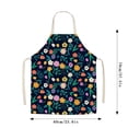thumbnail image 2 of SIfdSeng My Items Floral Kitchen Apron with Sleeves for Cooking Baking Restaurant Proof Fashionable Bib Apron, 2 of 7
