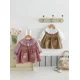 thumbnail image 2 of Primavera 2025, nuevo vestido para niñas de 0 a 4 años, bonito vestido con chaleco de pana para bebés, ropa para niños, camisa básica de Color sólido opcional, 2 of 6