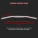 thumbnail image 4 of 31.8MM Mountain Bike Handlebar Aluminum Alloy Bicycle Riser Handlebar 30MM Rise 780MM Wide Bicycle Bar with Paint Matte Surface, 4 of 5