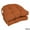 Spice, variant on Blazing Needles Twill 16-inch U-shaped Tufted Dining Chair Cushions (Set of 2)