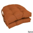 thumbnail image 5 of Blazing Needles  Twill 16-inch U-shaped Tufted Dining Chair Cushions (Set of 2), 5 of 5