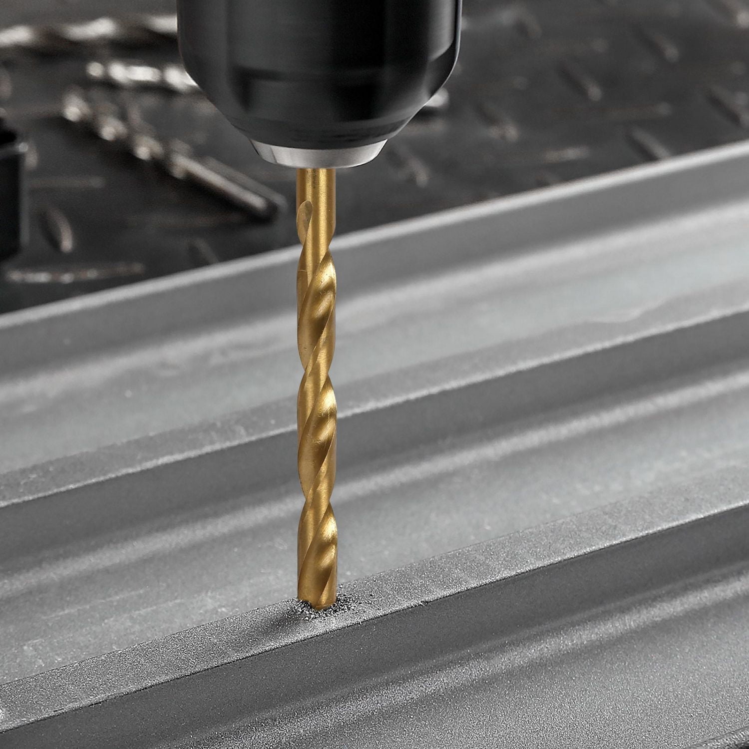 WorkPro Drill And Bit Set - 11 Piece, CR-V steel