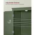thumbnail image 4 of Gabinete de almacenamiento de piso para baño VASAGLE Forest Green, 4 of 7