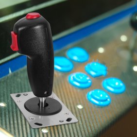 EXHUMKY Pc Game Joystick Black Easy to Use Unique Design Precise Control