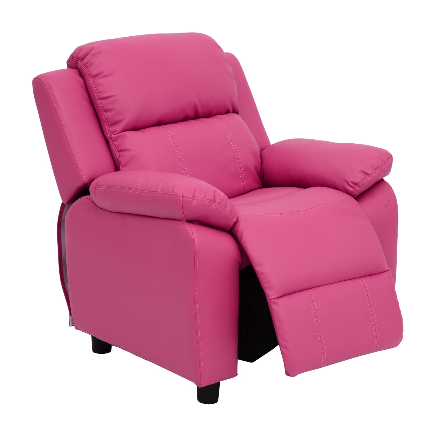 Deluxe Padded Children’s Recliner Sofa Kids Chair with Storage