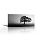 thumbnail image 1 of Tree in Mist - Contemporary Fine Art Giclee on Canvas Gallery Wrap - wall décor - Art painting - 27 x 14 Inch - Ready to Hang, 1 of 2