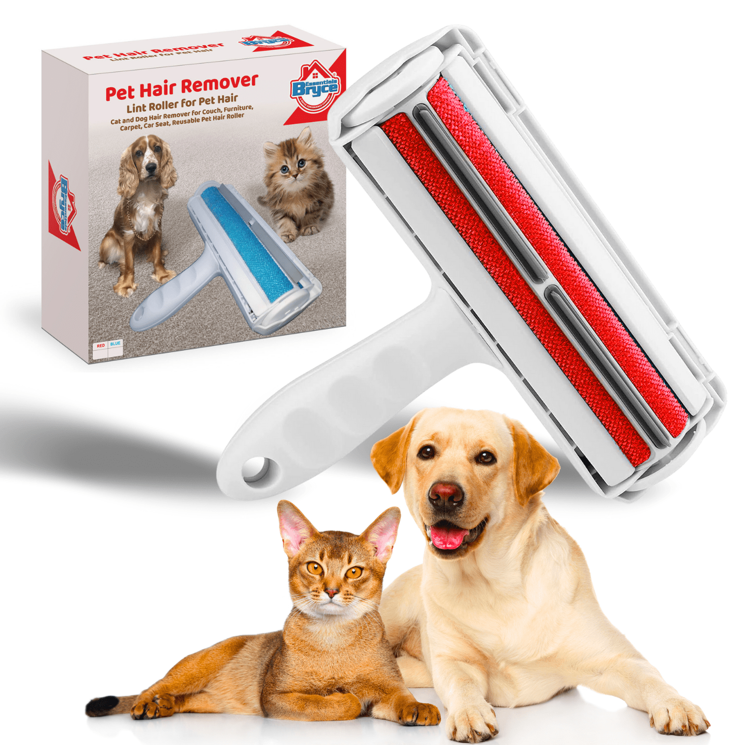 Bryce Essentials Dog Hair Remover Reusable Pet Hair Remover Roller Lint Rollers for Pet Hair