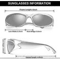 thumbnail image 5 of Fashion Sunglasses For Men Women Oval Dark Sunglasses Sport Shades Glasses Eyeglasses, 5 of 5