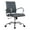 Grey, variant on LeisureMod Office Chair Upholstered Mesh Mid-Back Computer Chair with Swivel and Tilt Benmar Series in Black
