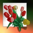 thumbnail image 1 of Taladro de diamante enmarcado flores pintura 5D DIY arte parcial en forma especial (YXC175) FLhrweasw Nuevo, 1 of 9