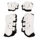 thumbnail image 3 of Botas de Tendón Delantero Ajustables para Caballo Nikou Transpirables Color Blanco Talla M, 3 of 15
