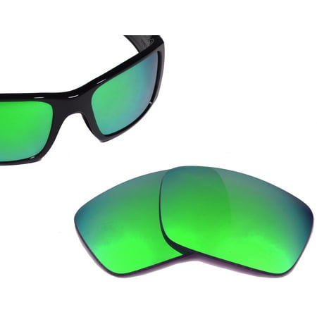 Oakley Light - Replacement Lenses Compatible with OAKLEY Fuel Cell Polarized Green Mirror