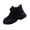 Black, variant on OWUUcdse Girl's Snow Boots, Non-Slip Fleece-lined Thermal Gift Winter Shoes Black Size 13 (Little Kids)