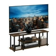 thumbnail image 4 of Furinno Turn-N-Tube No Tools 3D 3-Tier Entertainment TV Stands, Amber Pine/Black, 4 of 6