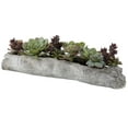 thumbnail image 1 of Uttermost Charita Contemporary Plastic Iron Cement Succulents in Green, 1 of 4