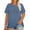 Navy, variant on Women's Plus Size Casual Short Sleeve Oversized Graphic Printed T-Shirt Comfortable Flowy Top with Round Neck Design for Everyday Wear